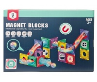 Klocki magnetyczne tor z piłkami 0434