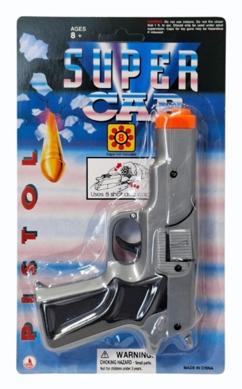 Pistolet na spłonkę 9827, Dla chłopca, Zabawki