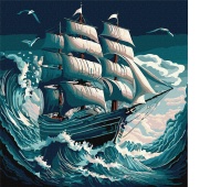 ZESTAW DO MAL.PO NUMERACH SZTORM NA MORZU 40X40