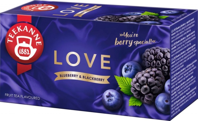 TEEKANNE BLUEBERRY JAGODOWA EX20 KOPERTOWA, Herbata, Art. spożywcze