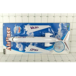 SAMOLOT PASAŻERSKI ŚW./DŹW. NA BLISTRZE, Pojazdy, Zabawki