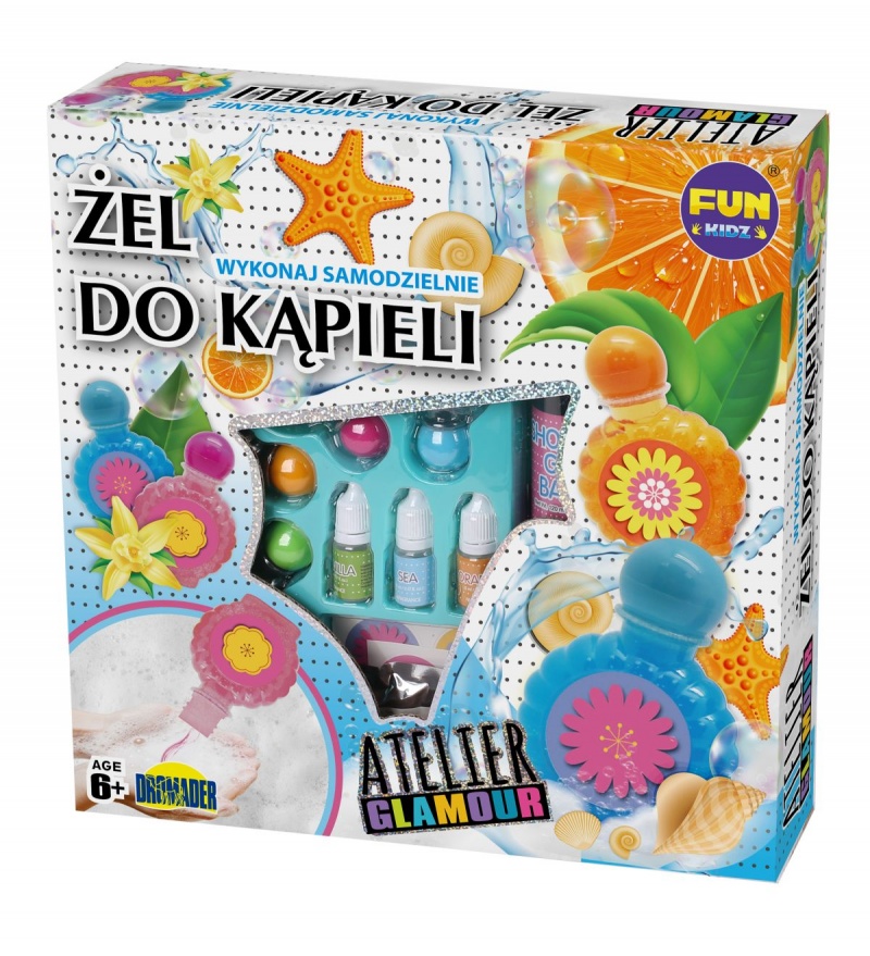 ATELIER GLAMOUR -ŻEL DO KĄPIELI -edu, Kreatywne, Zabawki