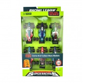 SAMOCHODY FORMUŁY ZESTAW 6 SZT. PUDEŁKO