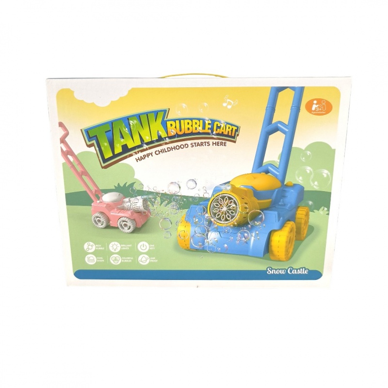 KOSIARKA ROBIĄCA BAŃKI MYDLANE, Bańki i akcesoria do baniek, Zabawki