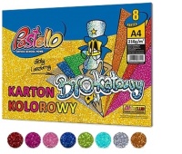 KARTON BROKAT A4 210g.MIX 8 KOL., Brystole, kartony, Papier