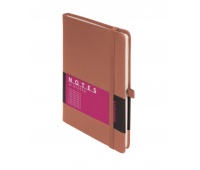 Memofix A5 notes kratka mocha mousse, Notatniki, Zeszyty i bloki