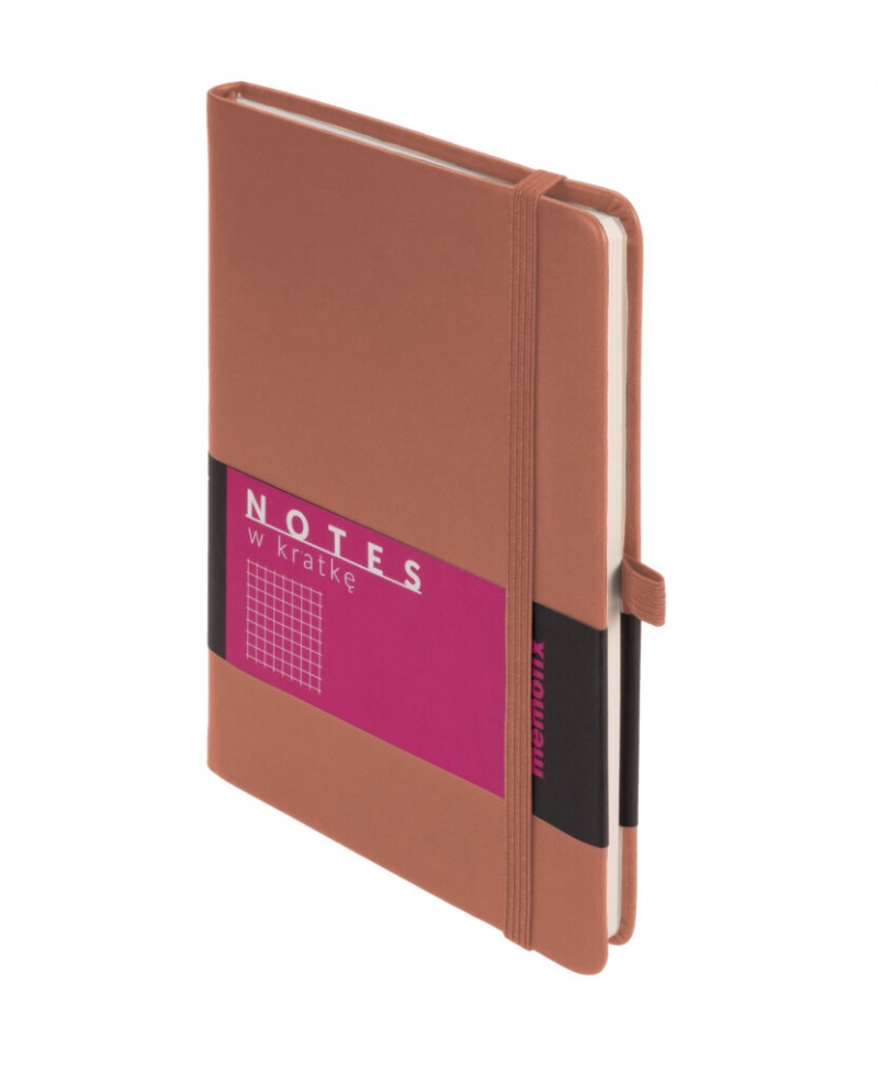 Memofix A5 notes kratka mocha mousse, Notatniki, Zeszyty i bloki