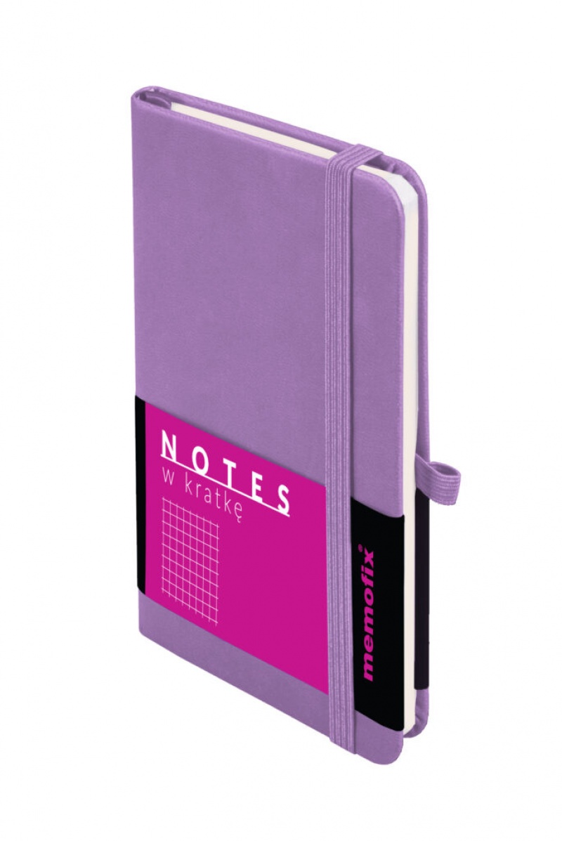 Memofix B6 notes kratka liliowy, Notatniki, Zeszyty i bloki