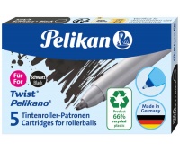 NABOJE DO PI&Oacute;RA KULKOWEGO CZARNE 5szt., Wkłady, naboje, atramenty, Art. do pisania i korygowania