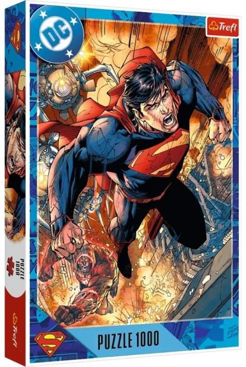 PUZZLE 1000 - Superman w akcji" !!, 1000 element&oacute;w, Puzzle