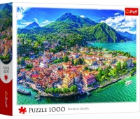 Puzzle - "1000" - Menaggio nad jeziorem Como, W..., 1000 element&oacute;w, Puzzle