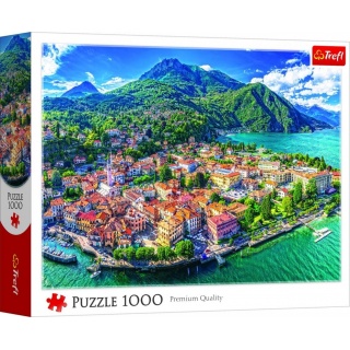 Puzzle - "1000" - Menaggio nad jeziorem Como, W..., 1000 element&oacute;w, Puzzle