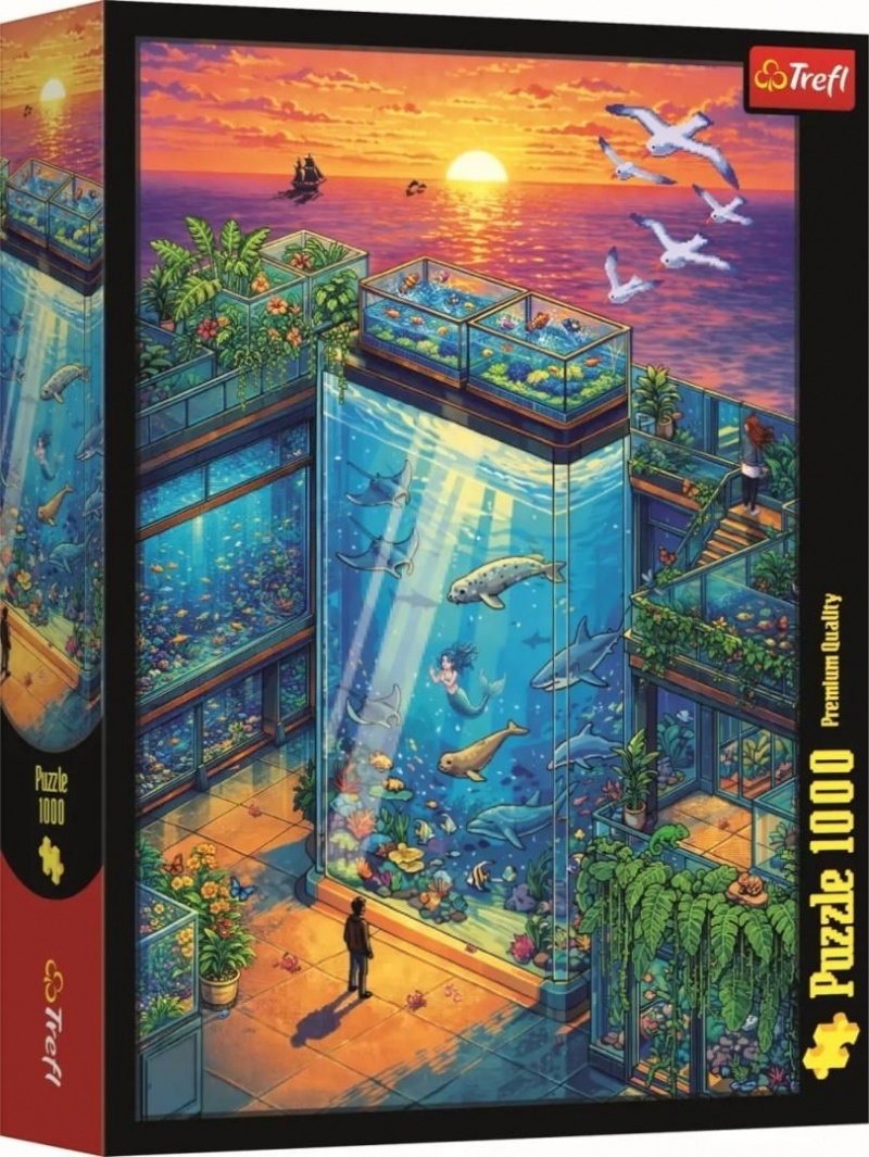 Puzzle - "1000" - Spojrzenie w głębię_FSC Mix 70%, 1000 element&oacute;w, Puzzle