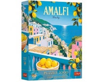 PUZZLE 1000 - Trefl Premium Plus - Vintage Post..., 1000 element&oacute;w, Puzzle
