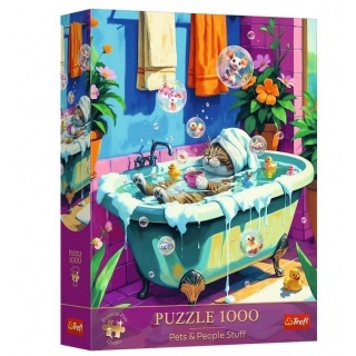 PUZZLE 1000 - Trefl Premium Plus - Pets & Peopl..., 1000 element&oacute;w, Puzzle