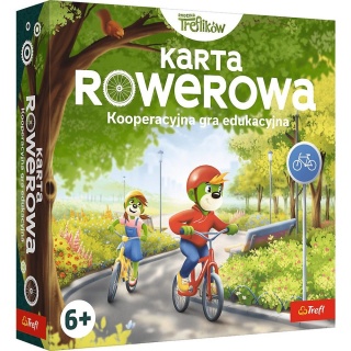 GRA KARTA ROWEROWA / RODZINA TREFLIK&Oacute;W !!, Edukacyjne, Gry