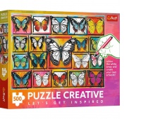Puzzle 500 Creative - Kolekcja motyli" / Trefl...