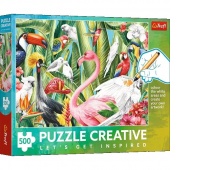 Puzzle - "500" - Rajskie Ptaki_FSC Mix 70%