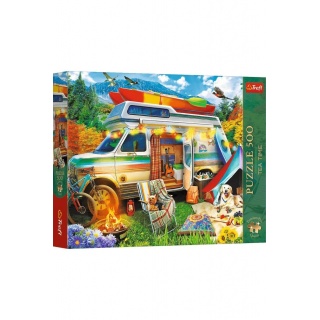 Puzzle 500 Premium Plus" - Tea Time: Kamper_..., 500 element&oacute;w, Puzzle