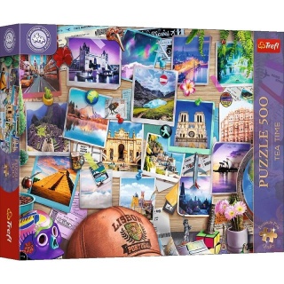 Puzzle 500 Premium Plus" - Tea Time: Wspomni..., 500 element&oacute;w, Puzzle
