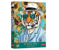 PUZZLE 500 - Trefl Premium Plus - Pets as Art: ..., 500 element&oacute;w, Puzzle