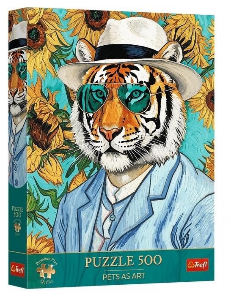 PUZZLE 500 - Trefl Premium Plus - Pets as Art: ..., 500 element&oacute;w, Puzzle