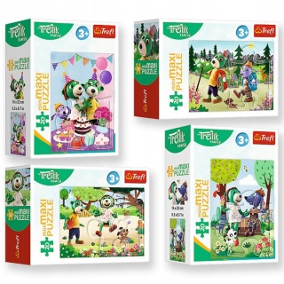 Puzzle 20 miniMaxi" - Wakacyjny dzień Trefli..., Maxi, Puzzle