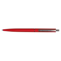 Automatic pen Q-CONNECT, Sign Proof, fade-resistant, metal clip, red