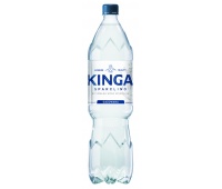 Woda mineralna KINGA SPARCLINO, gazowana, 1,5l, kaucja, Woda, Artykuły spożywcze