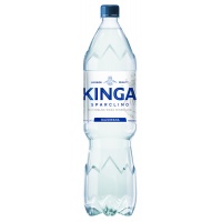 Woda mineralna KINGA SPARCLINO, gazowana, 1,5l, kaucja