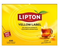Herbata LIPTON czarna, Yellow Label, 400 torebek, Herbaty, Artykuły spożywcze