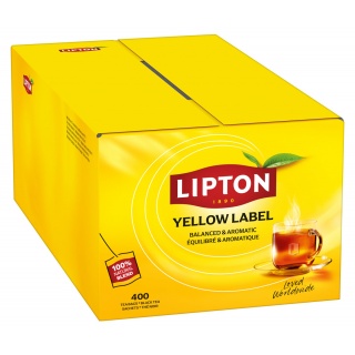 Herbata LIPTON czarna, Yellow Label, 400 torebek, Herbaty, Artykuły spożywcze