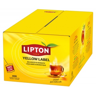 Herbata LIPTON czarna, Yellow Label, 400 torebek, Herbaty, Artykuły spożywcze