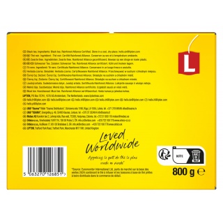 Herbata LIPTON czarna, Yellow Label, 400 torebek, Herbaty, Artykuły spożywcze