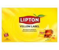 Tea LIPTON black, Yellow Label, 600 envelopes