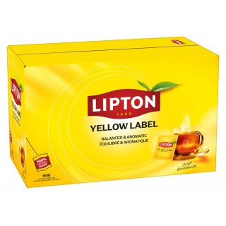 Herbata LIPTON czarna, Yellow Label, 600 kopert, Herbaty, Artykuły spożywcze