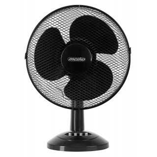Wentylator Mesko, biurkowy, śr. 30cm, 40W, czarny, Wentylatory, Wyposażenie biura