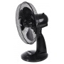 Wentylator Mesko, biurkowy, śr. 30cm, 40W, czarny, Wentylatory, Wyposażenie biura