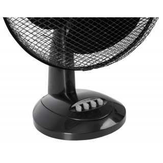 Wentylator Mesko, biurkowy, śr. 30cm, 40W, czarny, Wentylatory, Wyposażenie biura