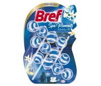 Toilet rim block balls BREF Spa Moments Vitality, 3 x 50 g
