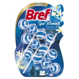 Kulki myjąco-zapachowe BREF Spa Moments Vitality, 3 x 50 g, Środki czyszczące, Artykuły higieniczne i dozowniki