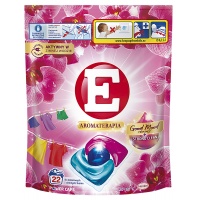 Kapsułki do prania E Aromaterapia Orchidea, kolor, 22 szt.