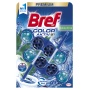 Toilet rim block balls BREF Color Aktiv Eucalyptus, colouring, 2 x 50 g