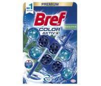 Toilet rim block balls BREF Color Aktiv Eucalyptus, colouring, 2 x 50 g