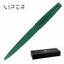 Długopis DIPLOMAT Viper, guilloche, zielony, Długopisy, Artykuły do pisania i korygowania