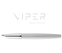 Fountain pen DIPLOMAT Viper, guilloche, F/M, silver