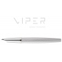 Fountain pen DIPLOMAT Viper, guilloche, F/M, silver
