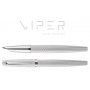 Fountain pen DIPLOMAT Viper, guilloche, F/M, silver