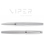 Rollerball pen DIPLOMAT Viper, guilloche, silver