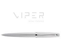 Ballpoint pen DIPLOMAT Viper, guilloche, silver